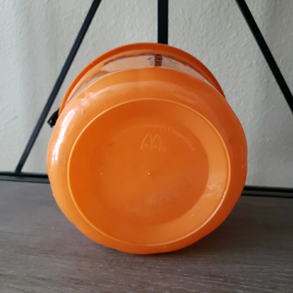 Vintage Halloween Pumpkin Candy Pail Bucket‎ Trick or Treat McDonald's 1986